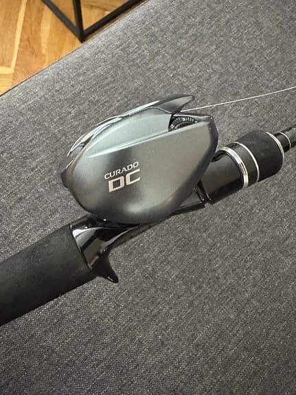 Shimano Curado DC multirulle med Perchzilla Heavy spö