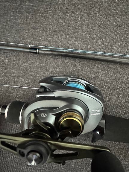 Shimano Curado DC multirulle med Perchzilla Heavy spö