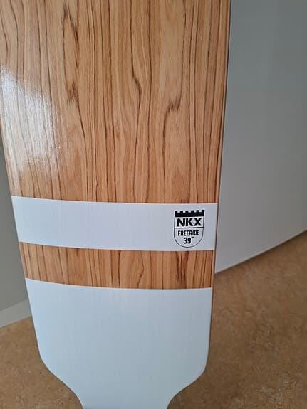 Longboard NKX vit/träfärgad