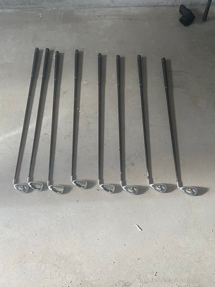 Golfset järnklubbor callaway ERC fusion 4–9 + P och putter
