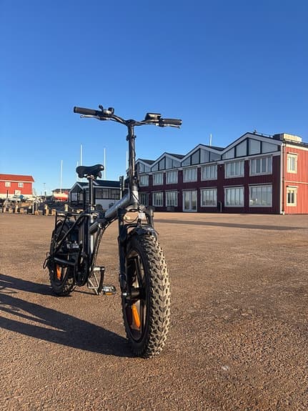 TXED E Transformer Fatty Premium • Ihopfällbar elcykel 20" unisex svart