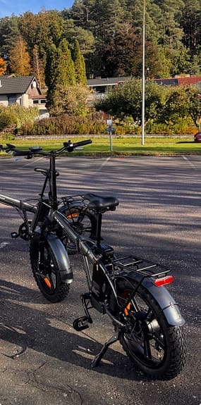 TXED E Transformer Fatty Premium • Ihopfällbar elcykel 20" unisex svart