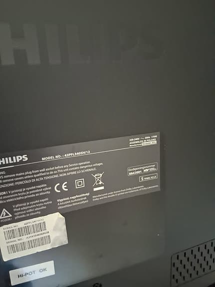42 tums Phillips TV