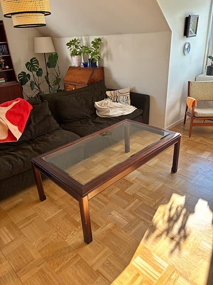 Retro soffbord teak