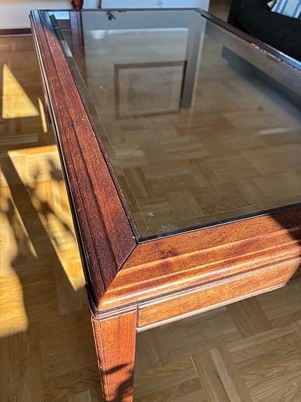 Retro soffbord teak