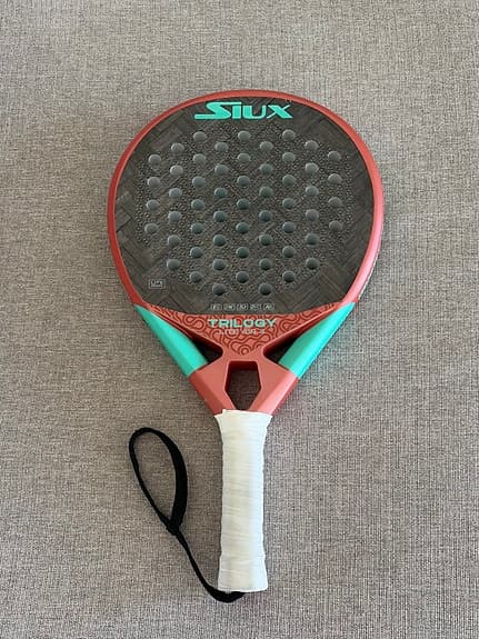 Siux Trilogy Lite Air padelracket röd/grön