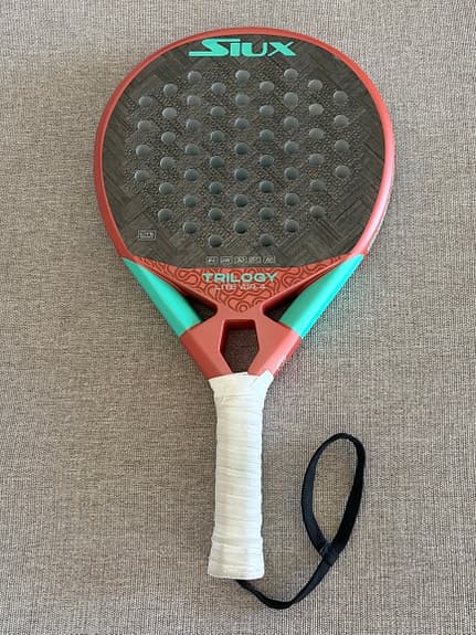 Siux Trilogy Lite Air padelracket röd/grön