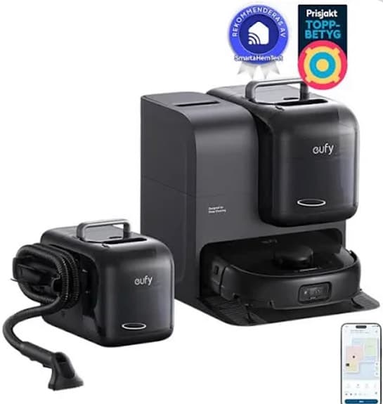 Eufy E28 - robotdammsugare med självtömmande station