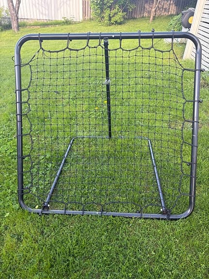 Rebounder fotbollsmål med träningsstege och häckar