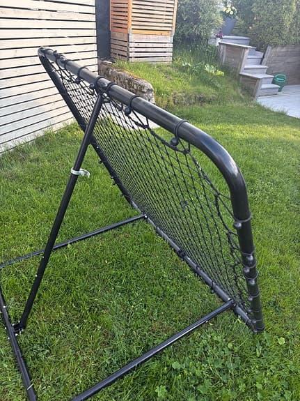 Rebounder fotbollsmål med träningsstege och häckar