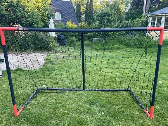 Fotbollsmål med nät, 2 stk