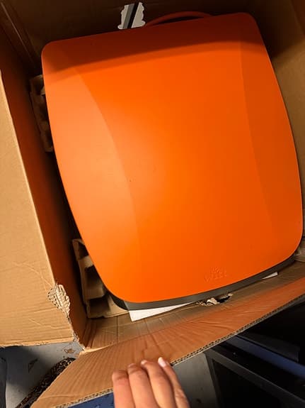 Witt Etna Rotante dubbla brännare pizzaugn orange