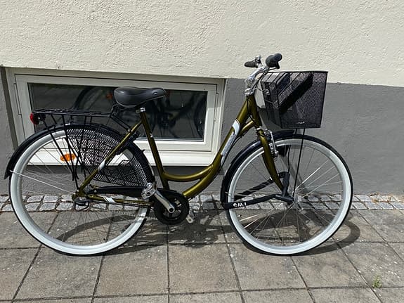 Rex damcykel grön