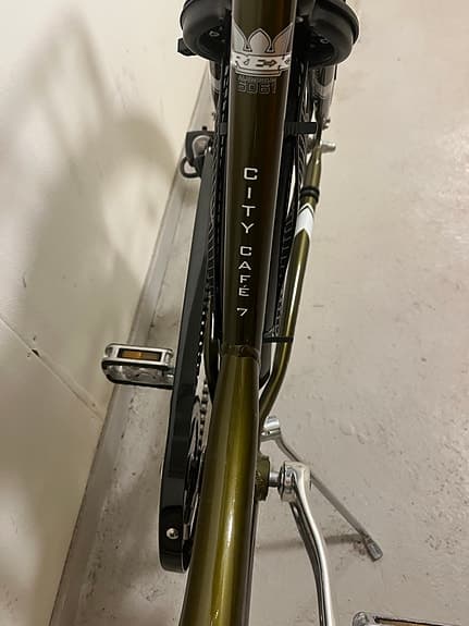Rex damcykel grön