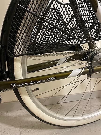 Rex damcykel grön