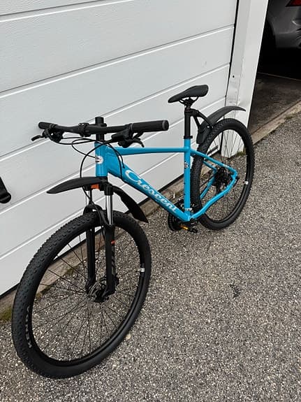 Crescent mountainbike 29" ram L unisex blå