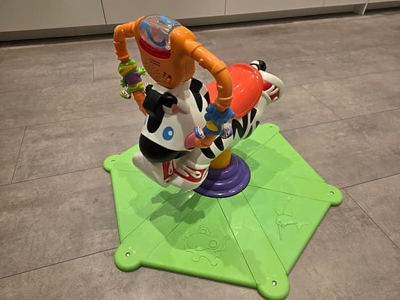 Fisher-Price hoppande zebra leksak