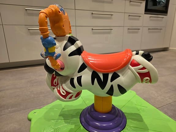 Fisher-Price hoppande zebra leksak
