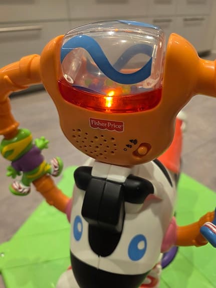 Fisher-Price hoppande zebra leksak