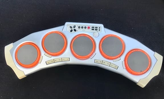 Elektroniskt trumset leksak grå/orange