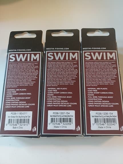 Westin Swim Glidebait 10cm 31g 34g 3 pack
