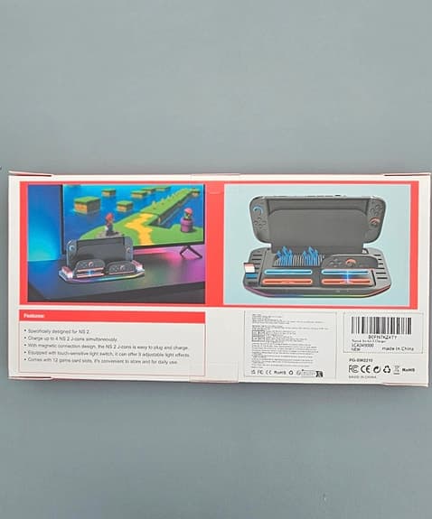 Multifunktionell laddstation för Nintendo Switch