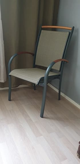 5st TRÄDGÅRDSSTOLAR i aluminium stapelbara