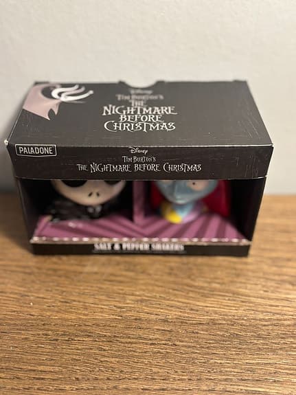 Nightmare Before Christmas – Jack Skellington & Sally Salt- och Pepparset
