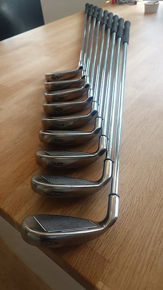 Callaway järnset 3-A (9 st) – Nya Golf Pride grepp & toppskick