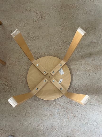 IKEA pall i björkfanér design retro vintage sittpall stol dekor decor