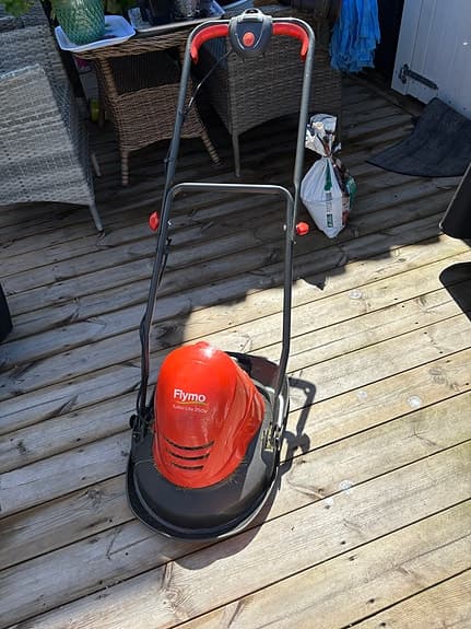 Flymo hover gräsklippare orange