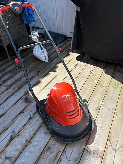 Flymo hover gräsklippare orange