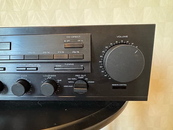 Yamaha Receiver + kassettbandspelare