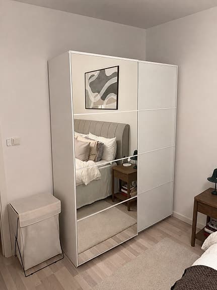 IKEA PAX spegelskjutdörrar 150 cm