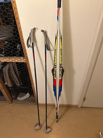 Salomon Equipe 9 Classic längdskidor med stavar