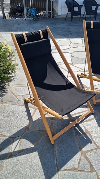 skargaarden H55 teak med svart tyg