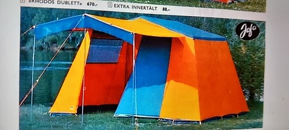 Tält retro Awab 60-70 tal