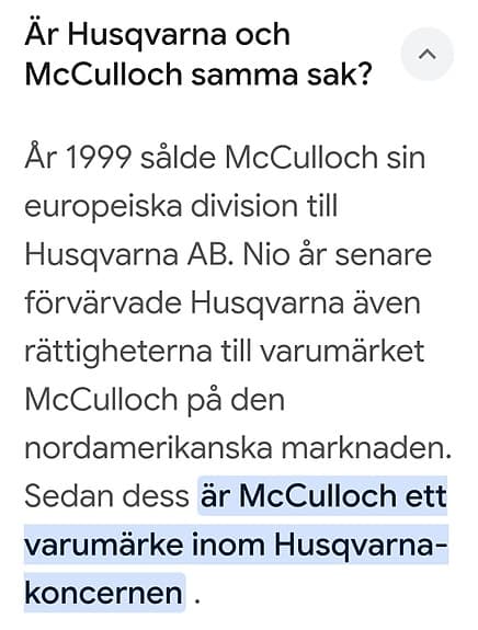 Automover McCulloch