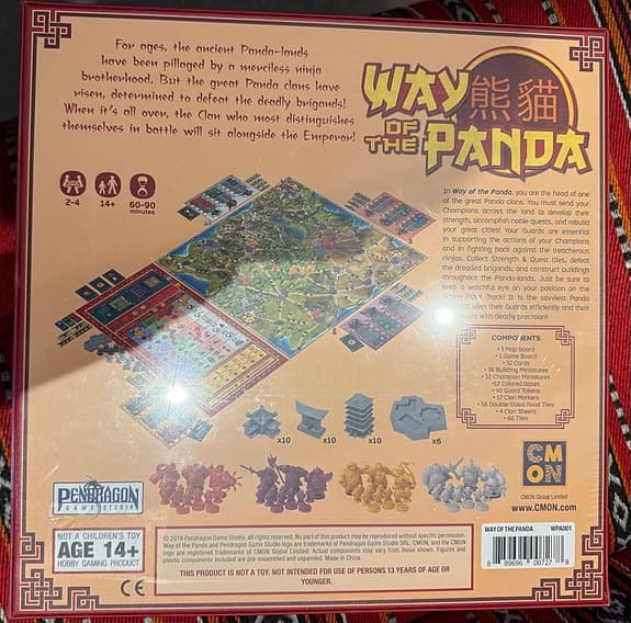 Way of the Panda brädspel