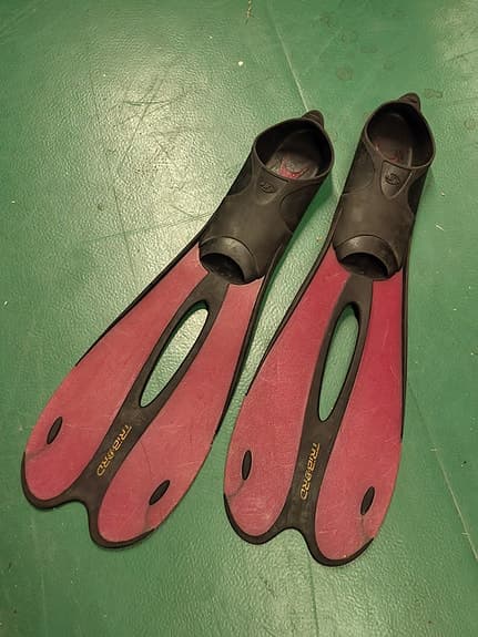 Tribord simfenor stl 41/42 svart/rosa