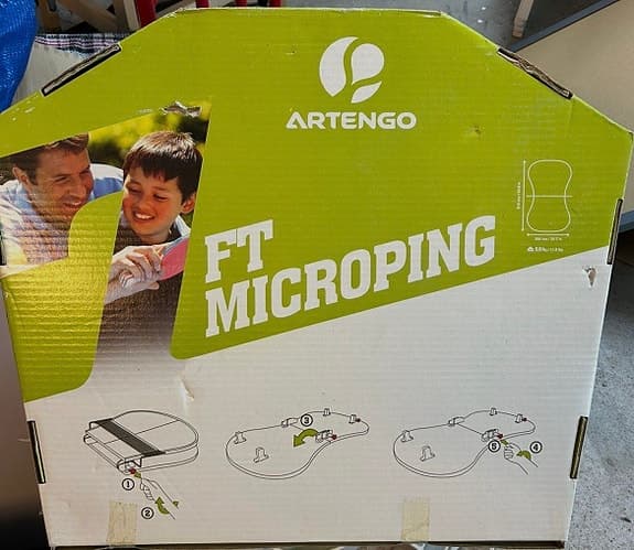 Artengo FT Microping bordtennisset