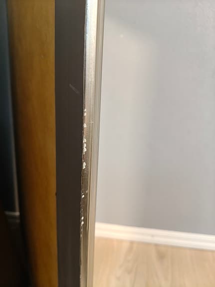 IKEA spegel med dekorativ ram