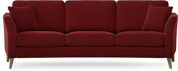 Eden soffa 3-sits svängd röd NY!