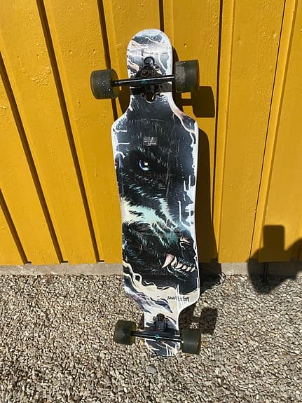 Street Surfing longboard 39" svart/turkos/vit