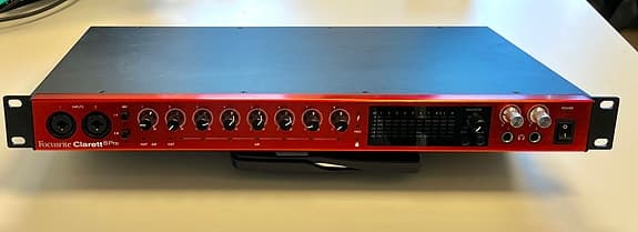 Clarett 8pre - 8 preamps via ADAT.