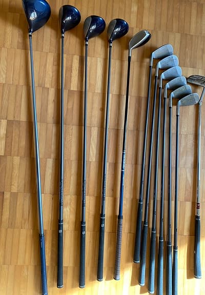 Golf dam helt set inkl bag och vagn