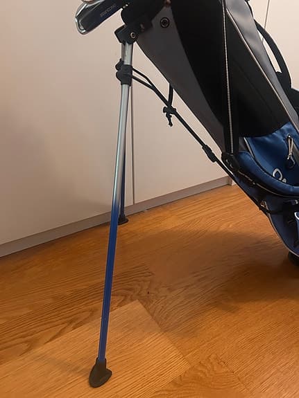 OnCourse golfbag med klubbor blå juniorset
