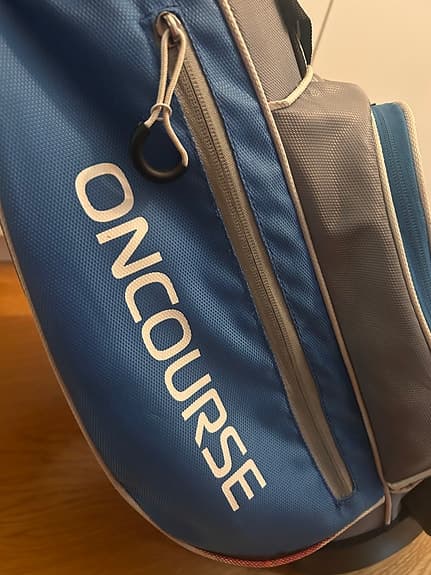OnCourse golfbag med klubbor blå juniorset