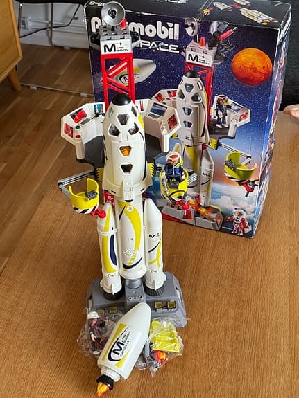 Playmobil Space Marsraket med avfyrningsplats 9488