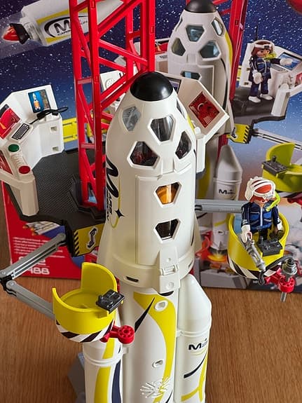 Playmobil Space Marsraket med avfyrningsplats 9488